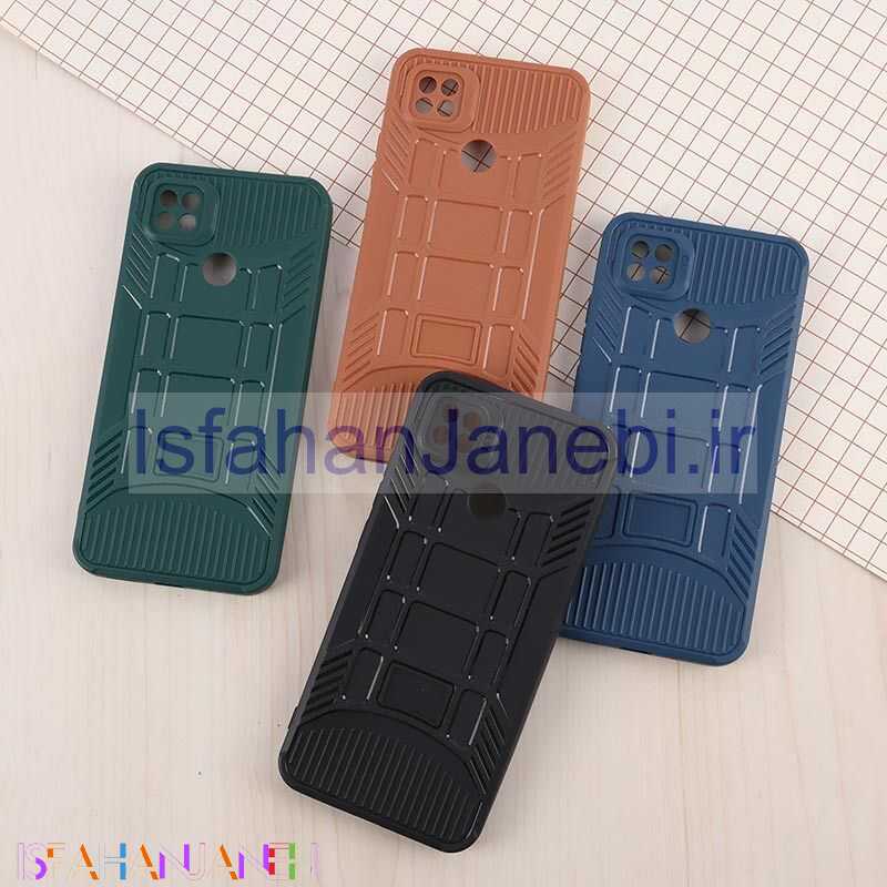 اصفهان جانبی-قاب سیلیکونی ژله ای شیائومی Redmi 9C پنجره ای محافظ لنزدار