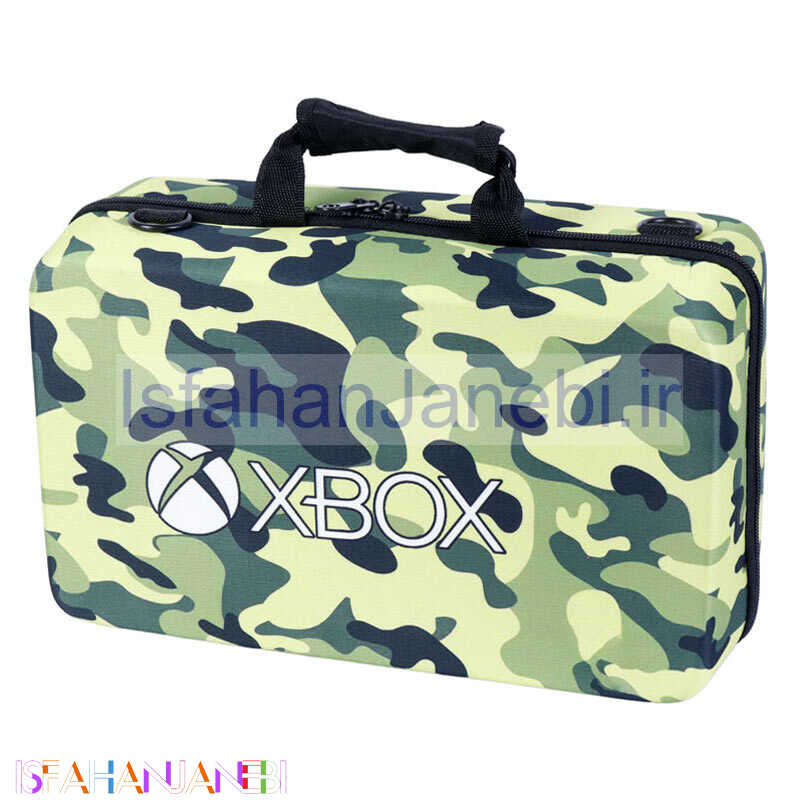 اصفهان جانبی-کیف کنسول بازی XBOX Series S طرح چریکی سبز زرد