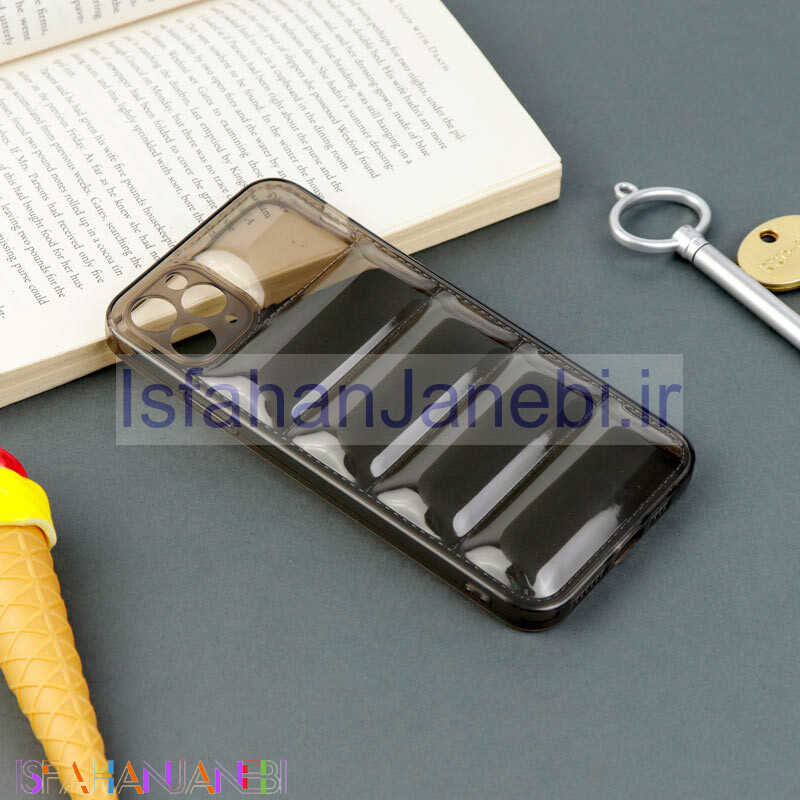 اصفهان جانبی-قاب PC شفاف پافر ژله ای محافظ لنزدار iPhone 11 Pro Max