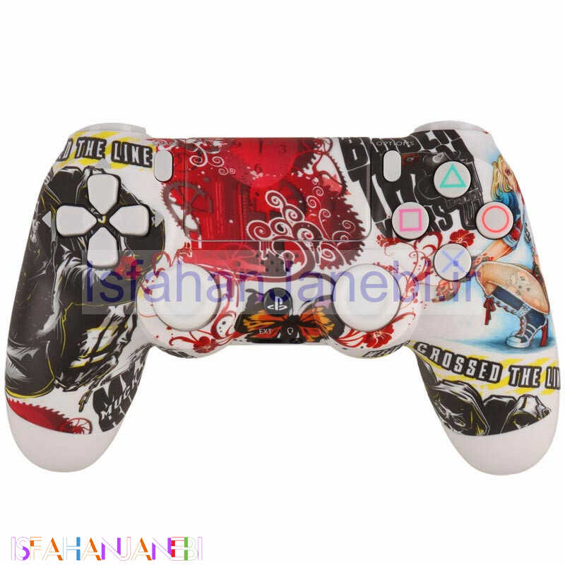 اصفهان جانبی-دسته بازی بی سیم SONY PlayStation 4 DualShock 4 High Copy طرح Harly Quinn