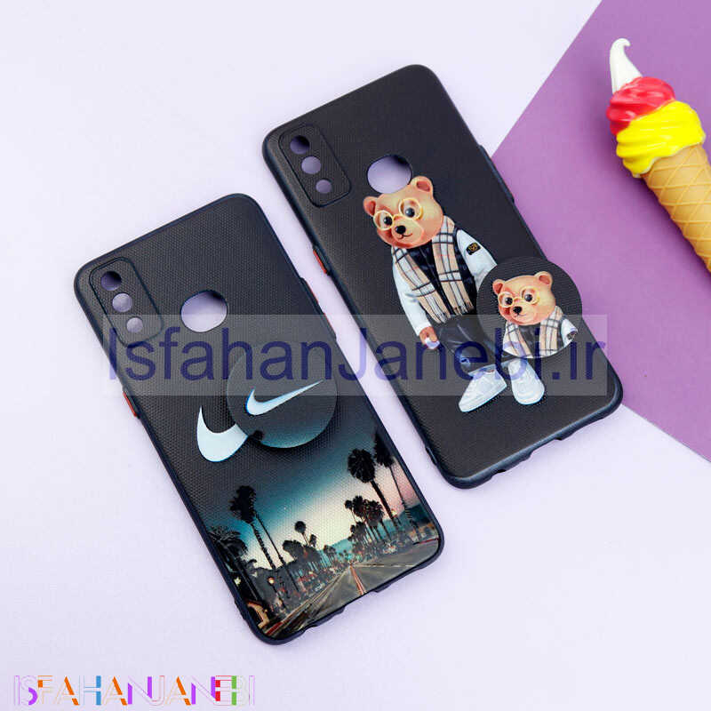 اصفهان جانبی-قاب فانتزی طرحدار پسرانه محافظ لنزدار + پاپ سوکت Samsung Galaxy A10s سری R