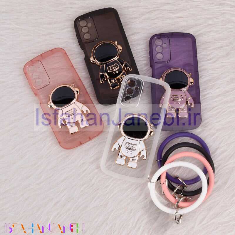 اصفهان جانبی-قاب استند آدمکی محافظ لنزدار + آویز دستی Samsung Galaxy M13 4G