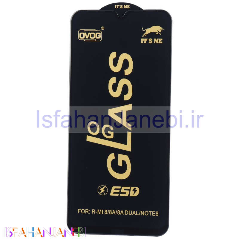 اصفهان جانبی-گلس آنتی استاتیک OG It's Me شیائومی Redmi Note 8