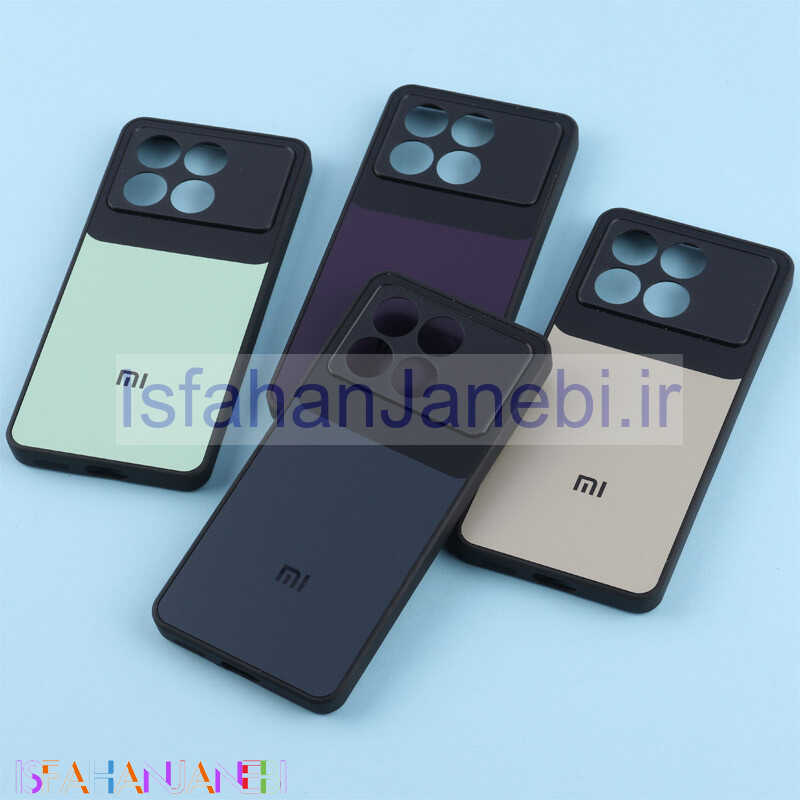 اصفهان جانبی-قاب PVD دو رنگ محافظ لنزدار Xiaomi Poco X6 Pro