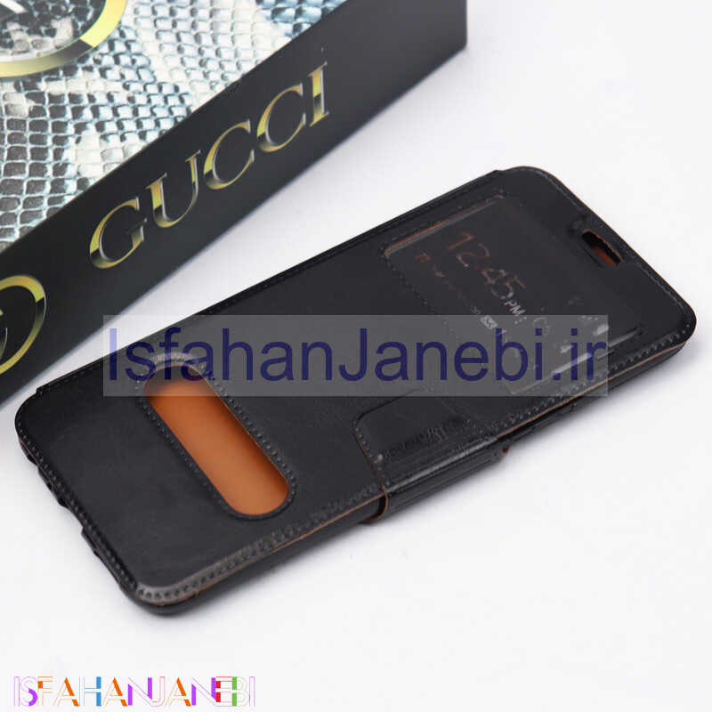 اصفهان جانبی-کیف کلاسوری چرمی Huawei Y8s مشکی