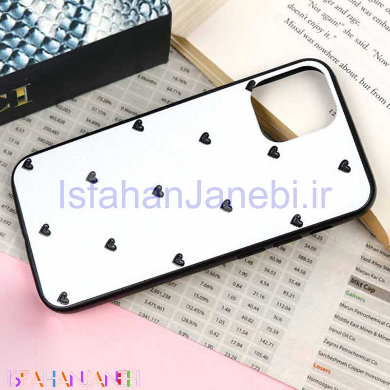 اصفهان جانبی-قاب فانتزی برجسته طرح قلب iPhone 12 Mini سری F