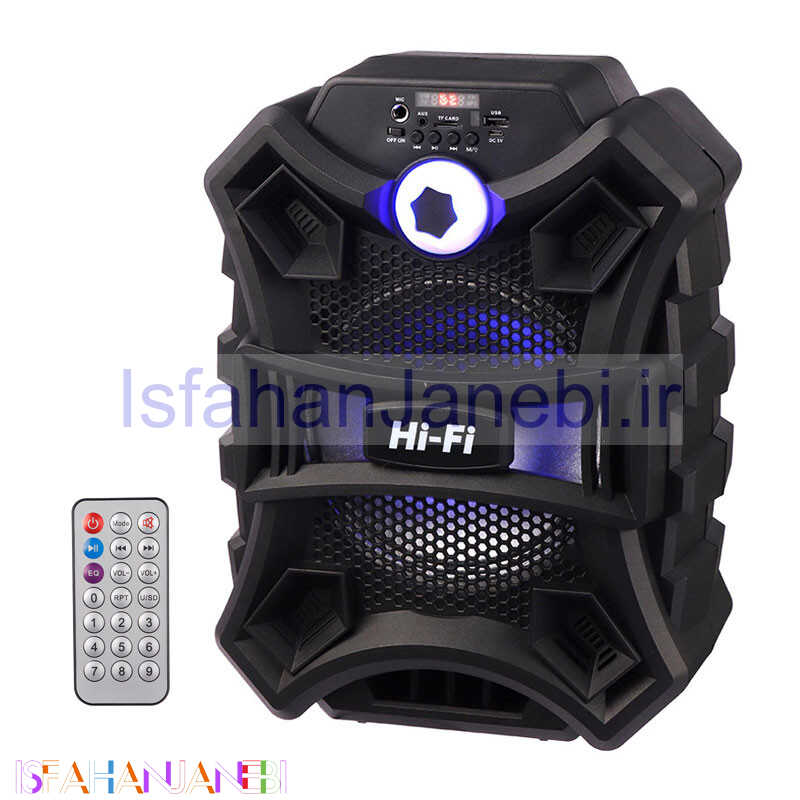 اصفهان جانبی-اسپیکر بلوتوثی رم و فلش خور Sing-E ZQS8103 + ریموت کنترل