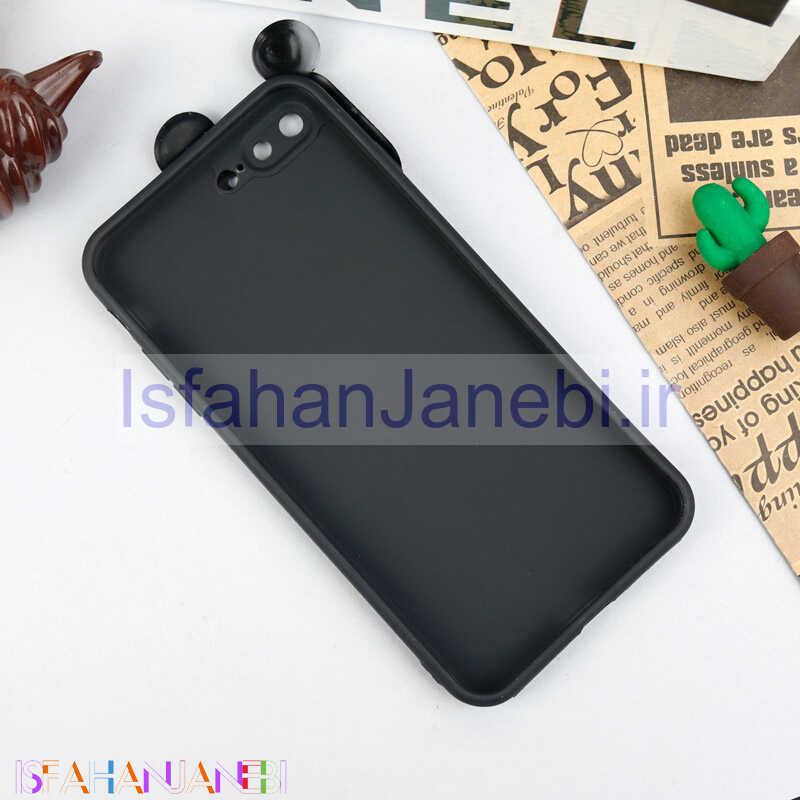 اصفهان جانبی-قاب سیلیکونی عروسکی محافظ لنزدار طرح Mickey Mouse آیفون iPhone 7 Plus / 8 Plus