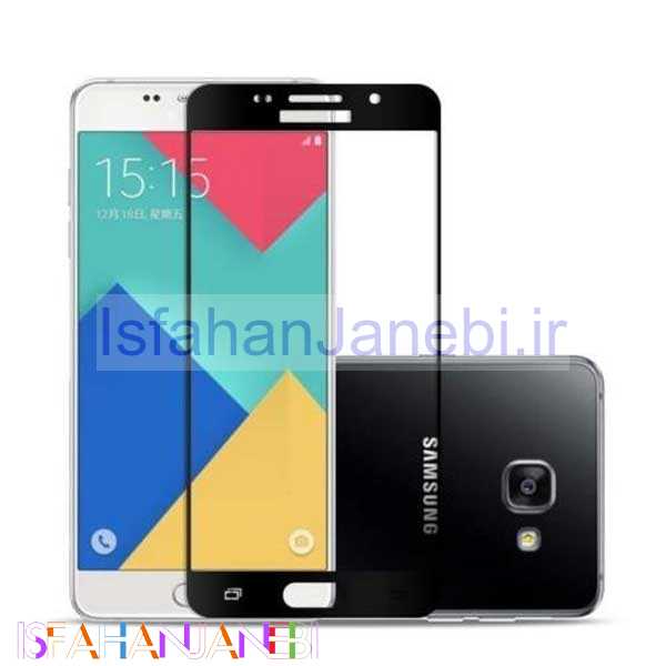 اصفهان جانبی-گلس شیشه ای تمام چسب Samsung Galaxy A7 2016