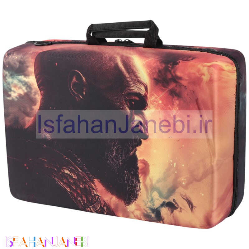 اصفهان جانبی-کیف کنسول بازی PS5 طرح God Of War کد 15
