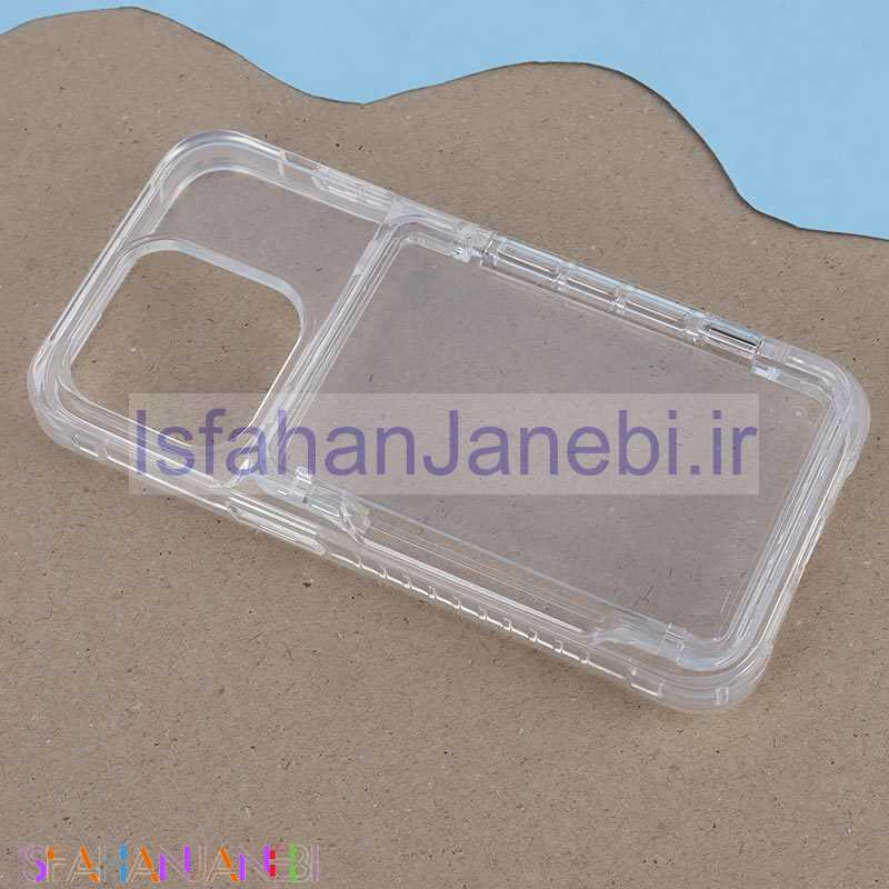 اصفهان جانبی-قاب شفاف جاکارتی دار Classic آیفون iPhone 15 Pro