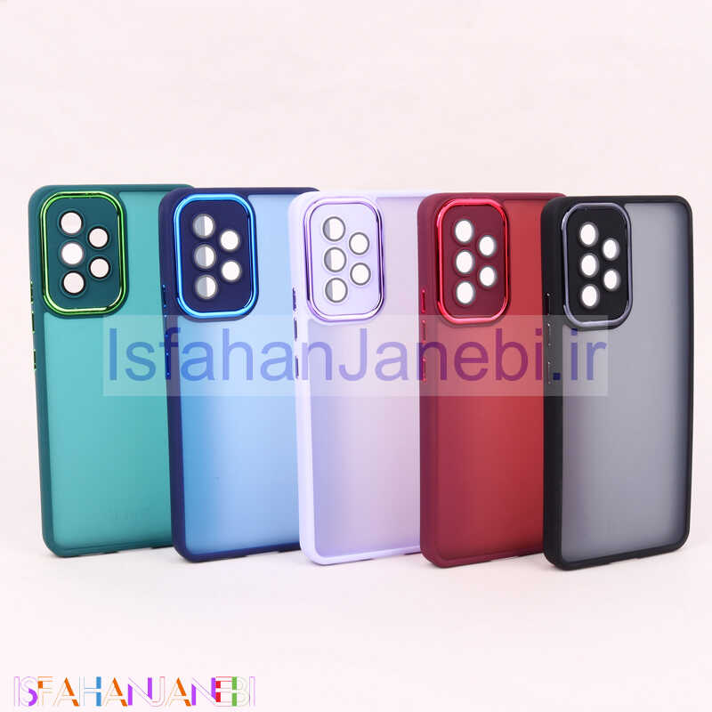 اصفهان جانبی-قاب PC متال ایرون مات محافظ لنزدار Samsung Galaxy A53 5G