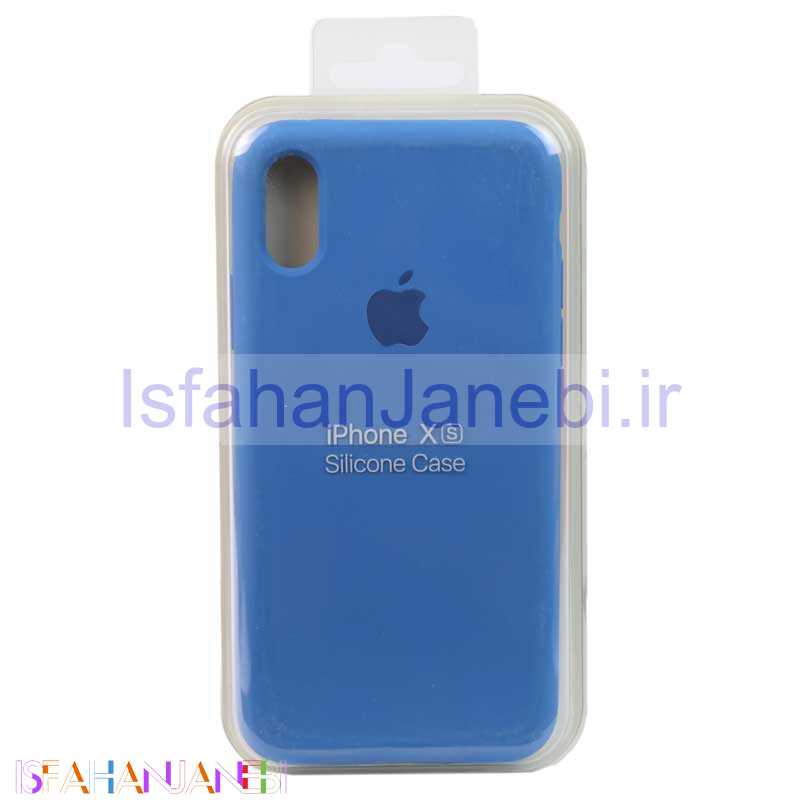اصفهان جانبی-قاب سیلیکونی iPhone X/XS آبی