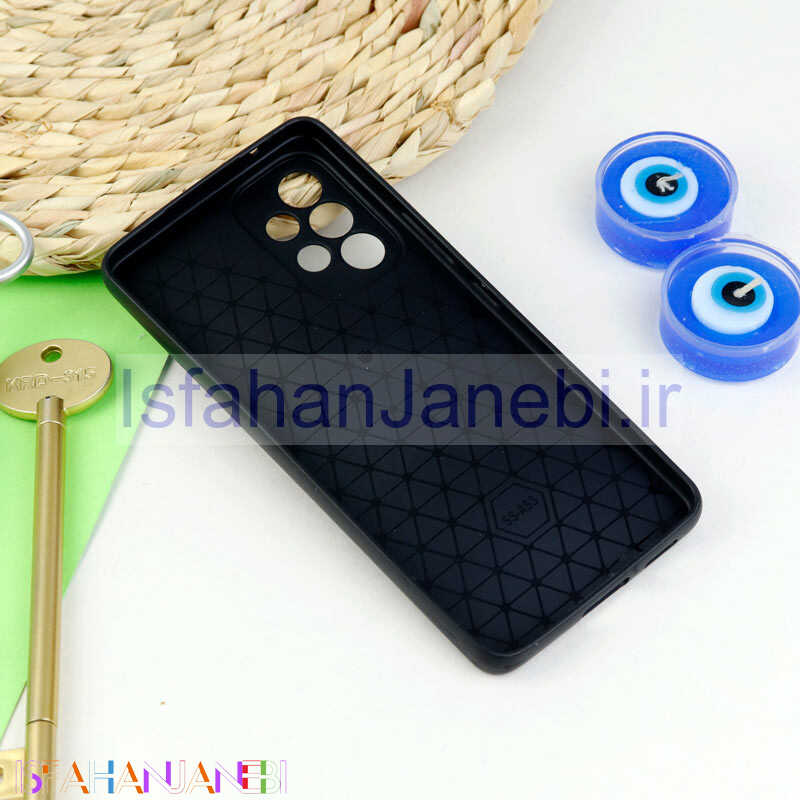 اصفهان جانبی-قاب محافظ لنزدار چرمی لاکچری Samsung Galaxy A53 5G