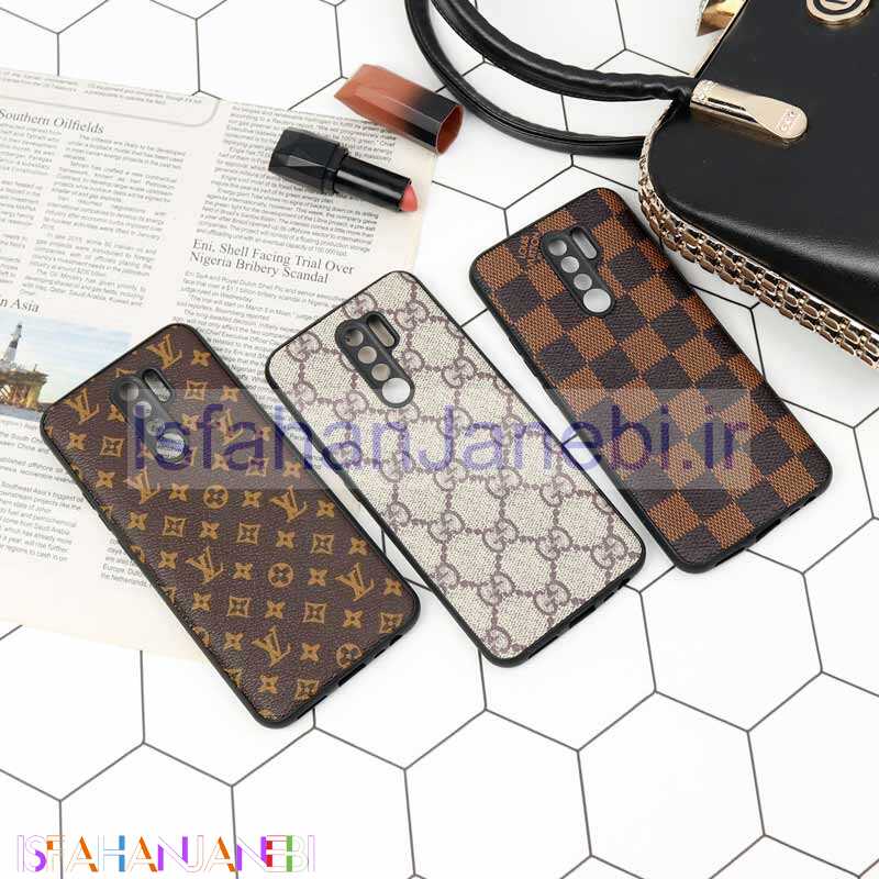 اصفهان جانبی-قاب چرمی لاکچری محافظ لنزدار Xiaomi Redmi 9