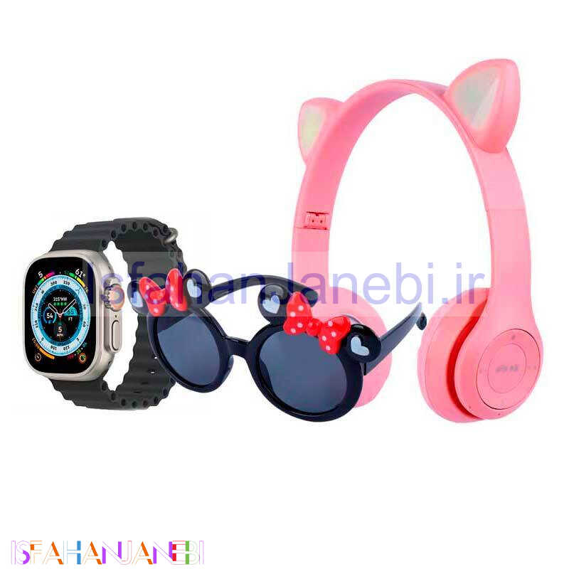 اصفهان جانبی-پکیج ساعت هوشمند و هدفون و عینک TK703