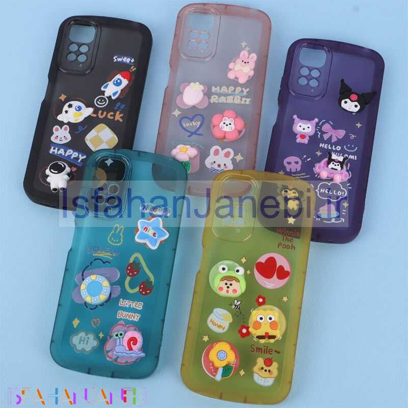 اصفهان جانبی-قاب Fashion Case شیائومی Redmi Note 11 / 11s عروسک برجسته محافظ لنزدار