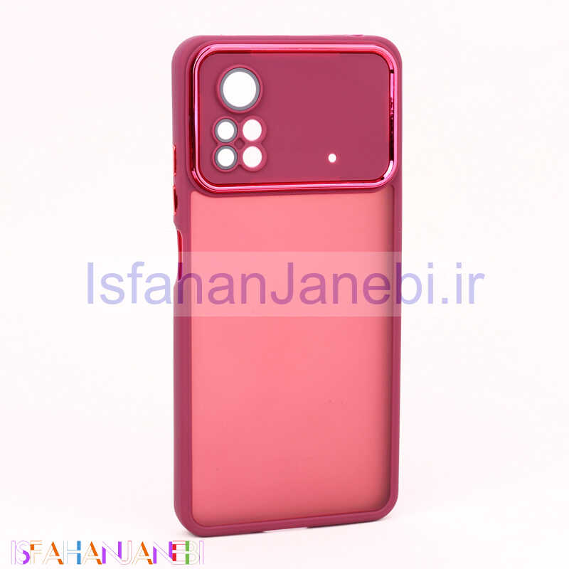 اصفهان جانبی-قاب PC متال ایرون مات محافظ لنزدار Xiaomi Poco X4 Pro 5G