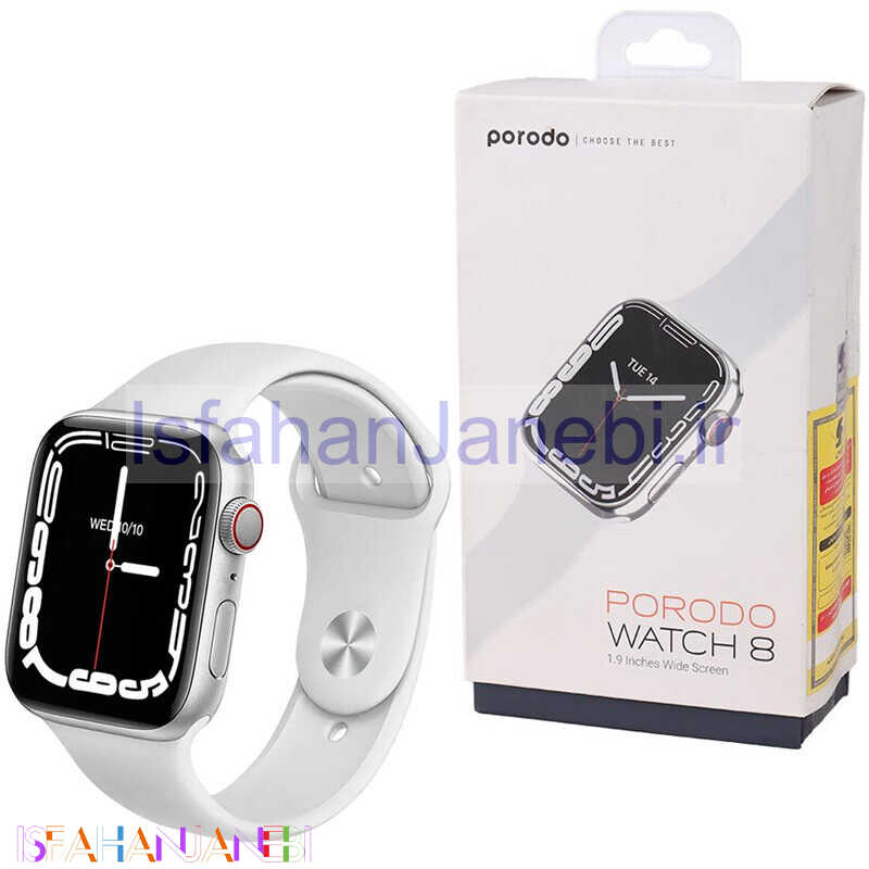اصفهان جانبی-ساعت هوشمند پرودو Porodo Watch 8 PD-SW8ALU