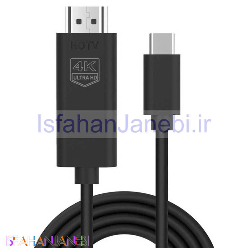 اصفهان جانبی-کابل تبدیل UC503 Type-C to HDMI 4k 1.8m