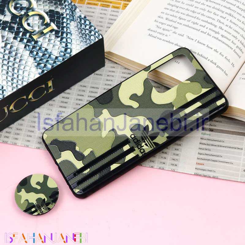 اصفهان جانبی-قاب فانتزی برجسته + پاپ سوکت طرح ارتشی سامسونگ Samsung Galaxy A52 / A52s سری F