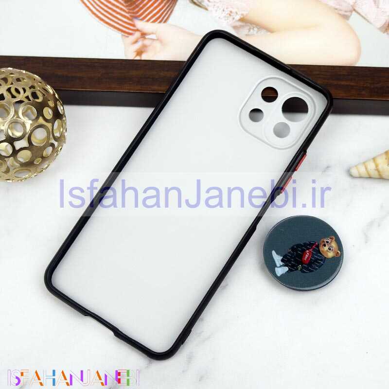 اصفهان جانبی-قاب PC محافظ لنز دار طرح Baron + پاپ سوکت Xiaomi Mi 11 Lite