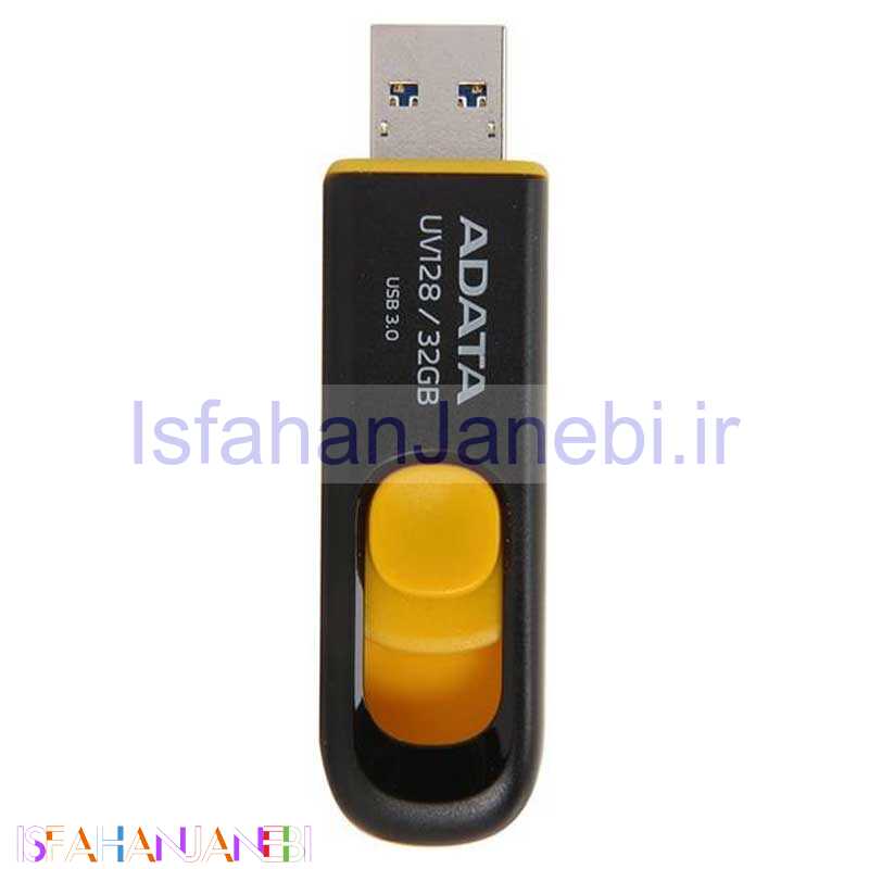 اصفهان جانبی-فلش 32 گیگ ای دیتا ADATA UV128 USB 3.2
