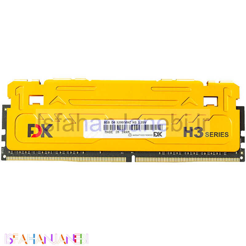 اصفهان جانبی-رم کامپیوتر FDK H3 DDR4 8GB 3200MHz CL16 Single