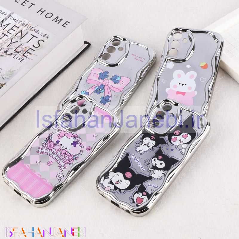 اصفهان جانبی-قاب آینه ای سامسونگ Galaxy A15 محافظ لنزدار براق طرح دار