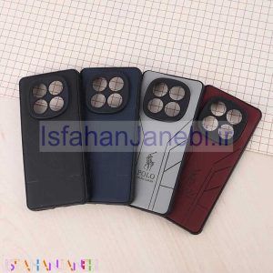 اصفهان جانبی-قاب چرمی Polo Ralph Laren شیائومی Redmi Note 14 Pro Plus 5G طرح دار محافظ لنزدار