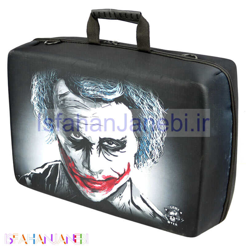 اصفهان جانبی-کیف کنسول بازی PS5 طرح Joker سیاه سفید