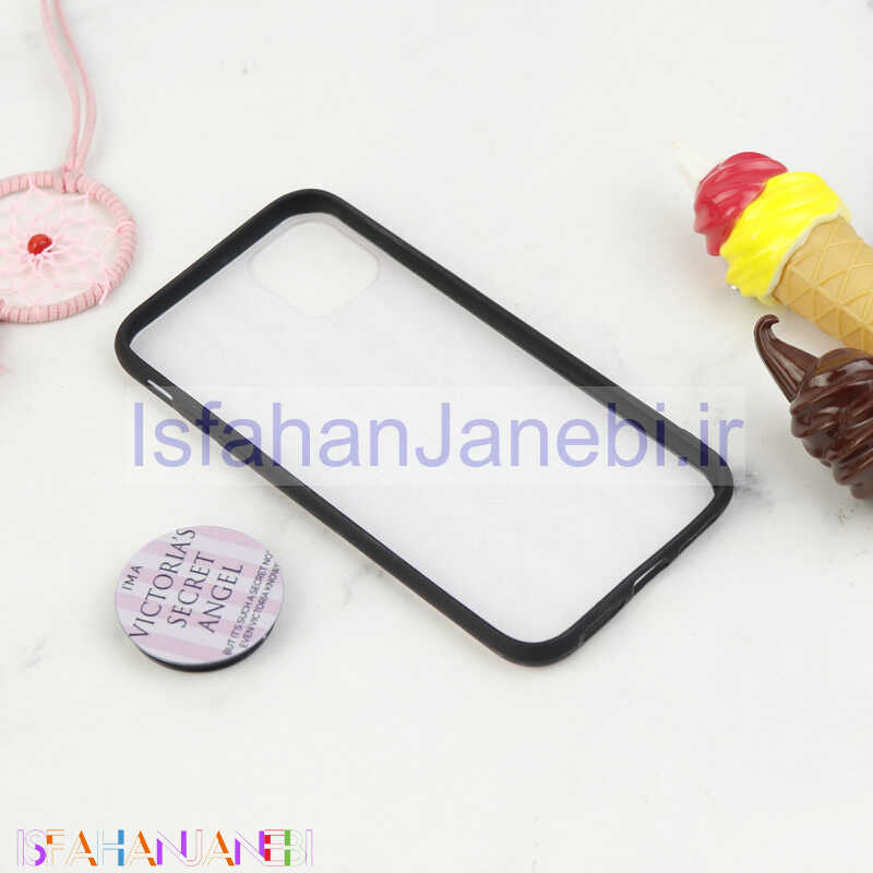 اصفهان جانبی-قاب طرحدار + پاپ سوکت iPhone 11 کد1 سری B