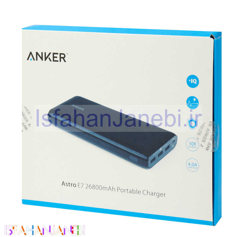 اصفهان جانبی-پاوربانک فست شارژ 26800 انکر Anker Astro E7 PD High Copy