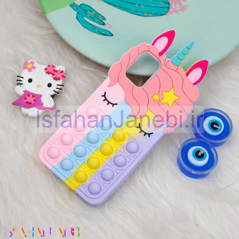 اصفهان جانبی-قاب اورجینال سیلیکونی یونیکورن پاپیتی Xiaomi Poco M3