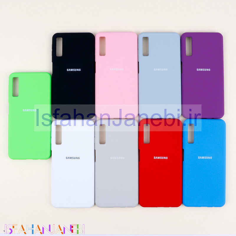 اصفهان جانبی-قاب سیلیکونی اصلی زیربسته سامسونگ Galaxy A7 2018