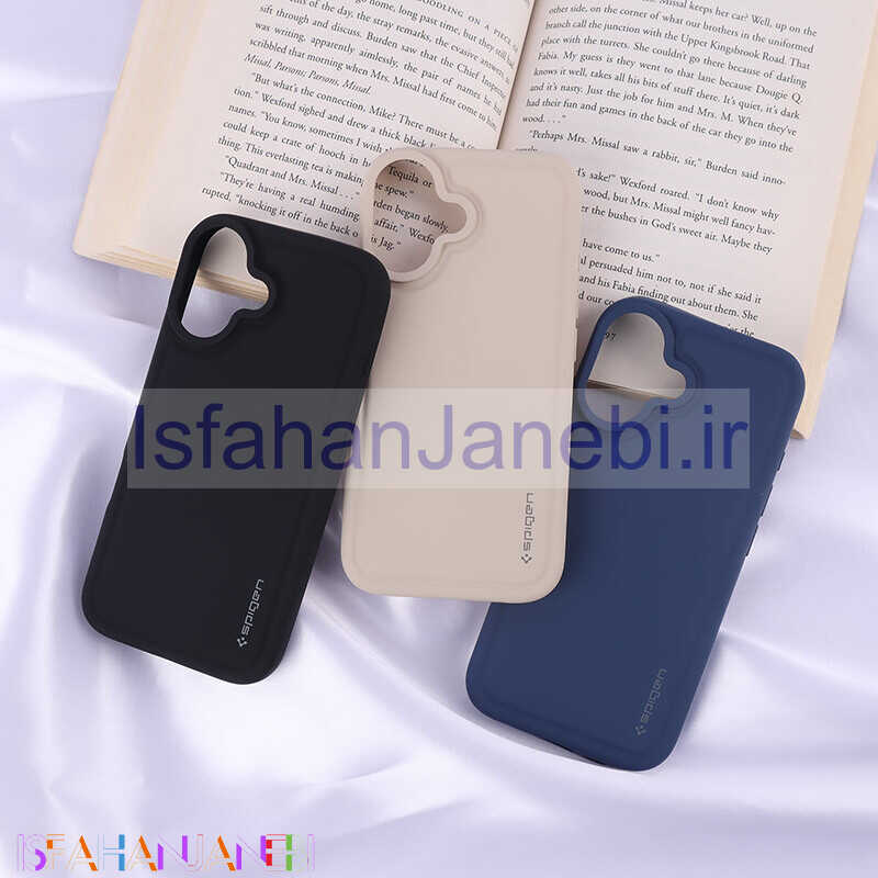 اصفهان جانبی-قاب سیلیکونی ژله ای Spigan آیفون iPhone 16