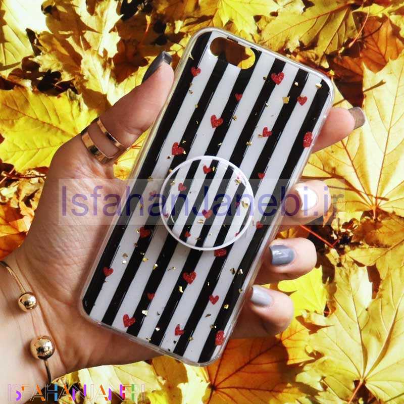 اصفهان جانبی-قاب رنگین کمانی پاپ سوکت دار خرچنگی کد2 آیفون 6/6s