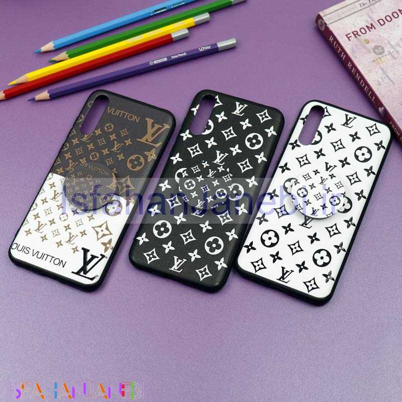 اصفهان جانبی-قاب فانتزی برجسته + پاپ سوکت طرح LV هواوی Y8p سری D