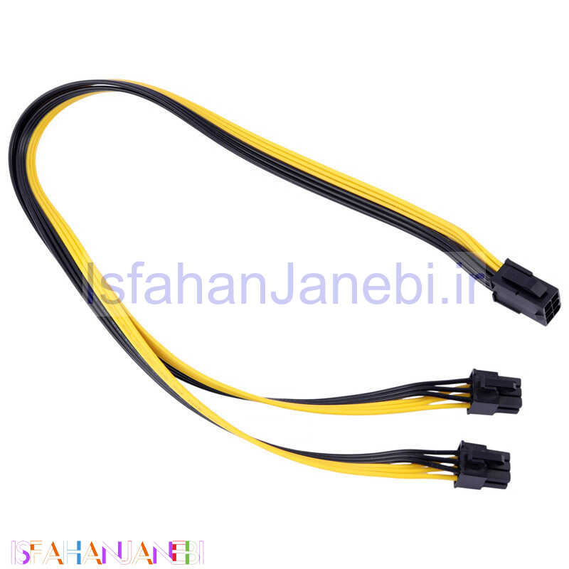 اصفهان جانبی-کابل تبدیل 1 به 2 6Pin