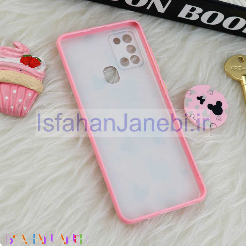 اصفهان جانبی-قاب فانتزی طرحدار محافظ لنزدار + پاپ سوکت Samsung Galaxy A21s سری T