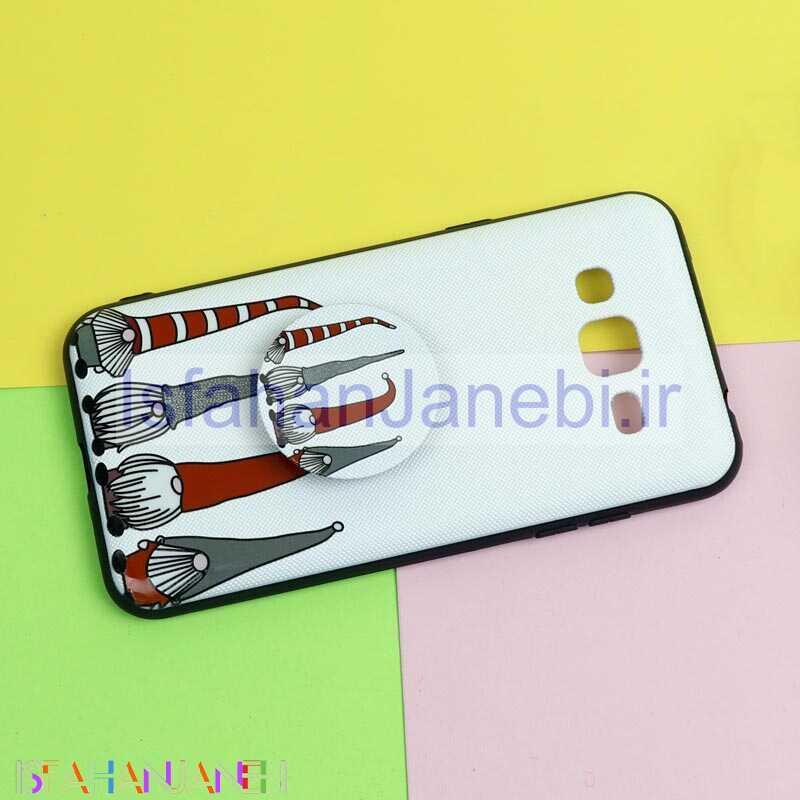 اصفهان جانبی-قاب فانتزی برجسته + پاپ سوکت طرح کوتوله سامسونگ J3 2016 سری D