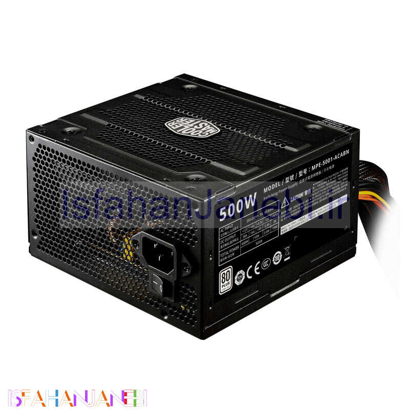 اصفهان جانبی-پاور کولر مستر Cooler Master ELITE 500 V4 White 500W