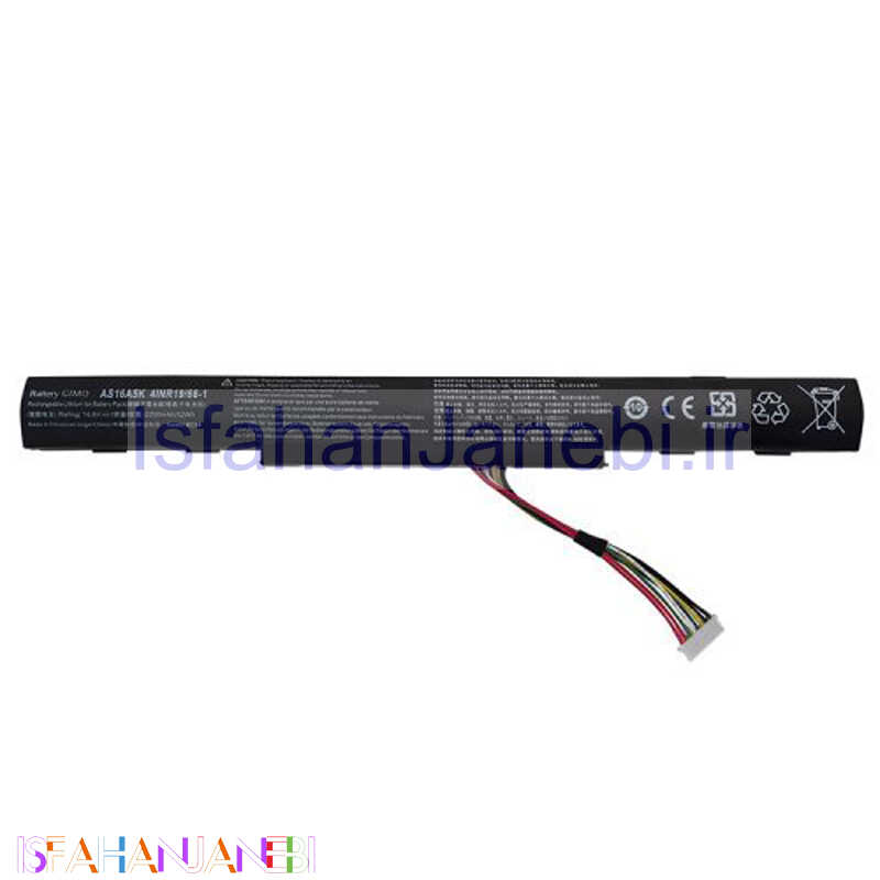 اصفهان جانبی-باتری لپ تاپ اورجینال ایسر Acer E5-575/E5-475/774-4Cell مشکی