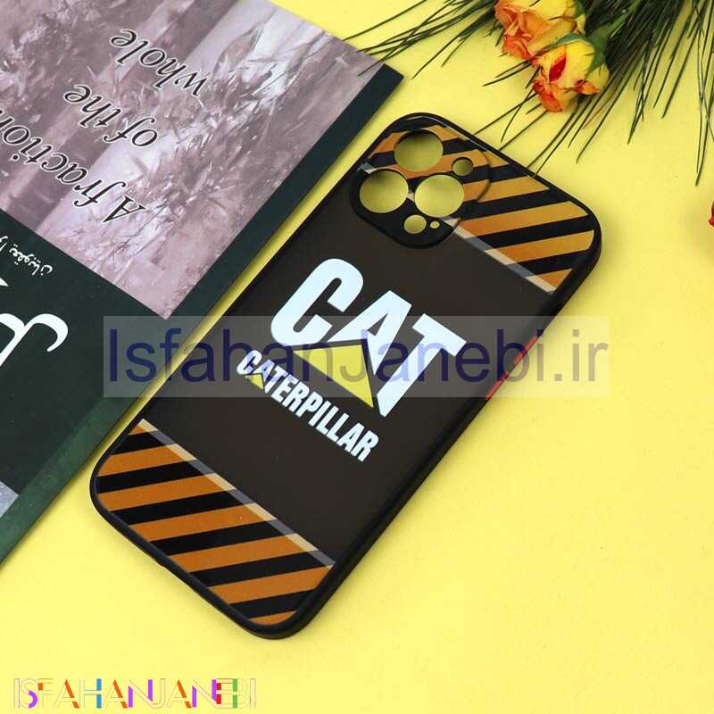 اصفهان جانبی-قاب PC مات محافظ لنزدار طرحدار CAT آیفون iPhone 12 Pro Max