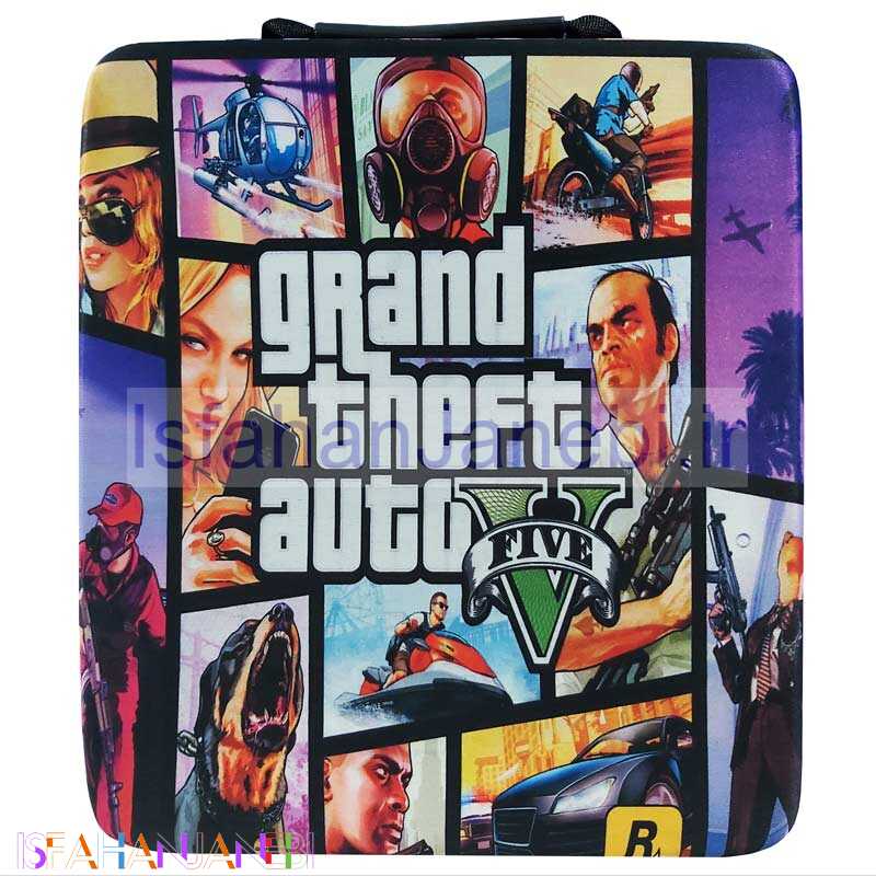 اصفهان جانبی-کیف کنسول بازی PS4 طرح GTA V کد 1