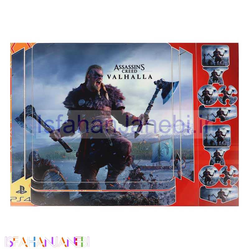 اصفهان جانبی-اسکین پلی استیشن 4 اسلیم طرح Valhalla