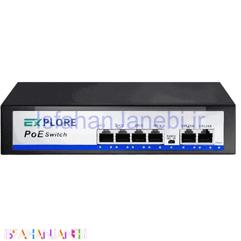 اصفهان جانبی-سوییچ Explore EX-P4002 2Port + 4 POE