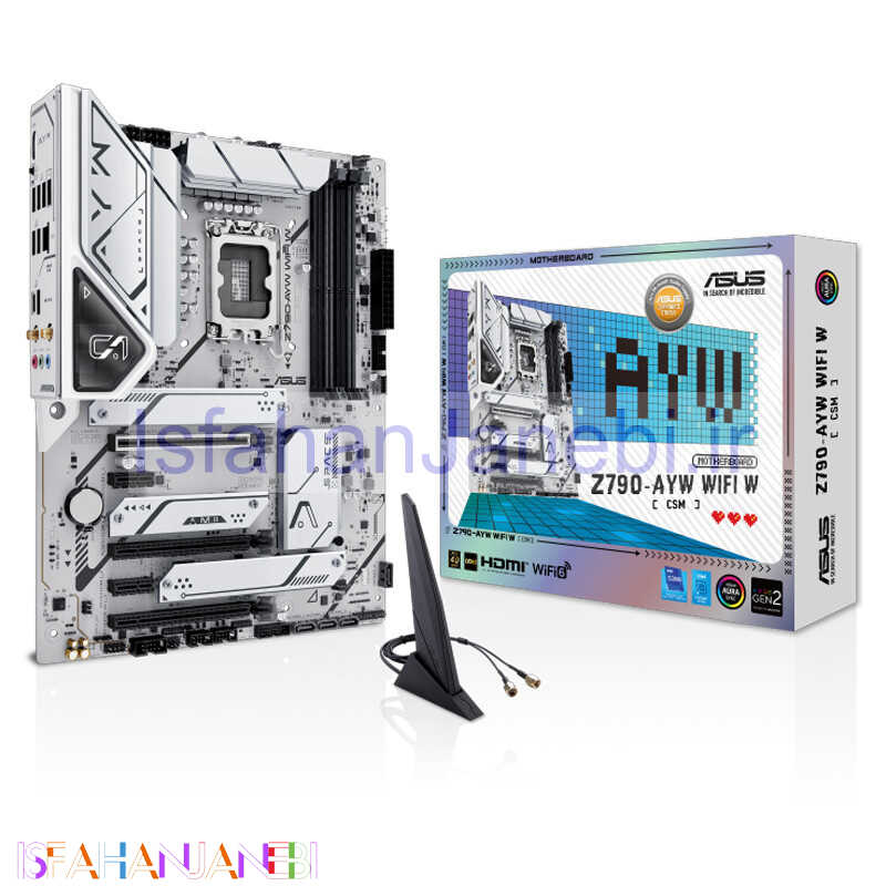 اصفهان جانبی-مادربرد ایسوس Z790-AYW WIFI W-CSM DDR5