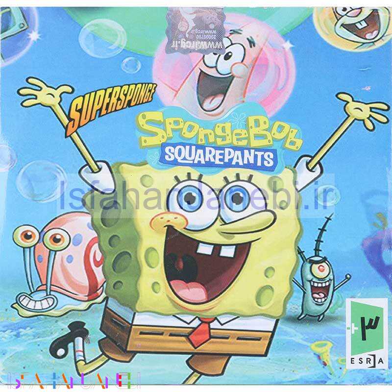 اصفهان جانبی-بازی SpongeBob SquarePants SuperSponge لوح زرین مناسب برای PS1