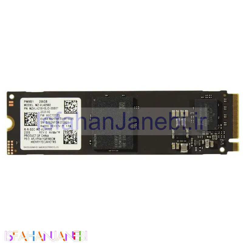 اصفهان جانبی-حافظه SSD سامسونگ Samsung MZ-VL42560 256GB M.2 استوک